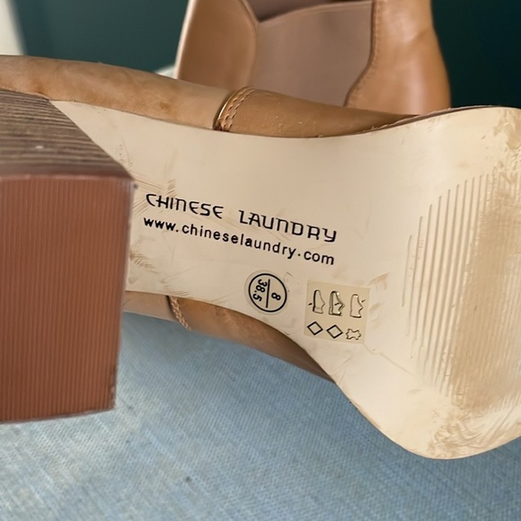 Tan Leather Ankle Boots - Picture 10 of 10